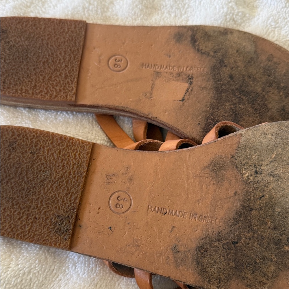 Ancient Greek Sandals Women's Brown Strappy Sandals - Picture 5 of 5